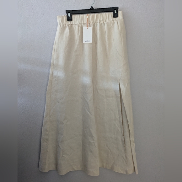 Quince Linen Maxi Skirt - Picture 4 of 15